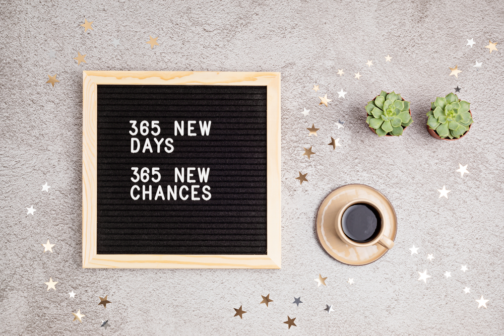 new year resolutions - 365 new days, 365 new chances