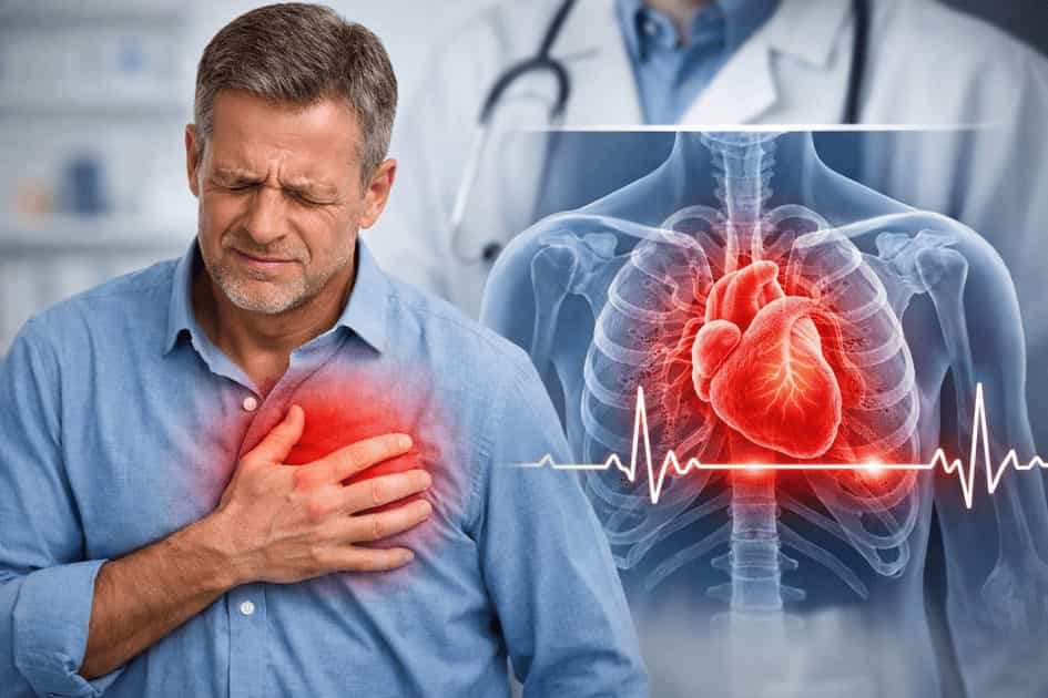 Chest tightness or pressure