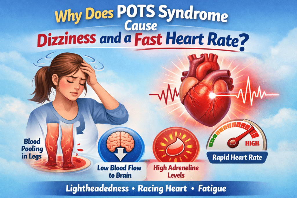 Why Does POTS Syndrome Cause Dizziness and a Fast Heart Rate?