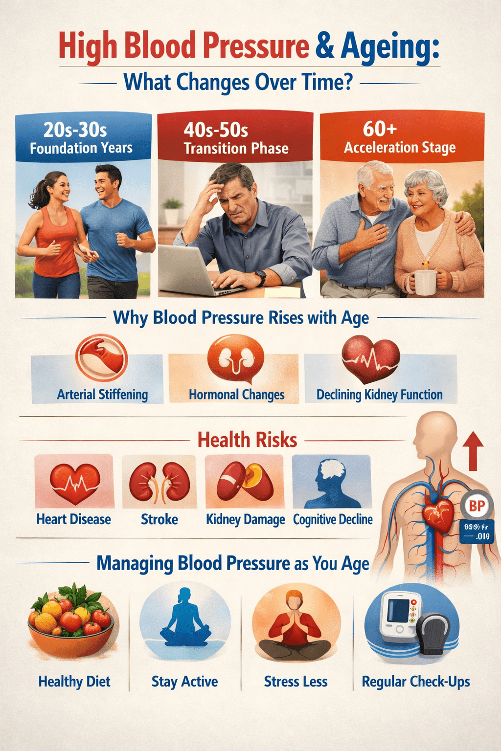 High Blood Pressure and Ageing: What Changes Over Time?
