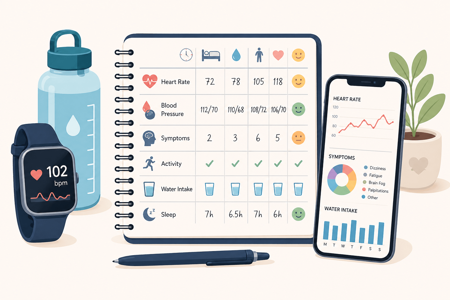 How to Track and Monitor Your POTS Symptoms Effectively