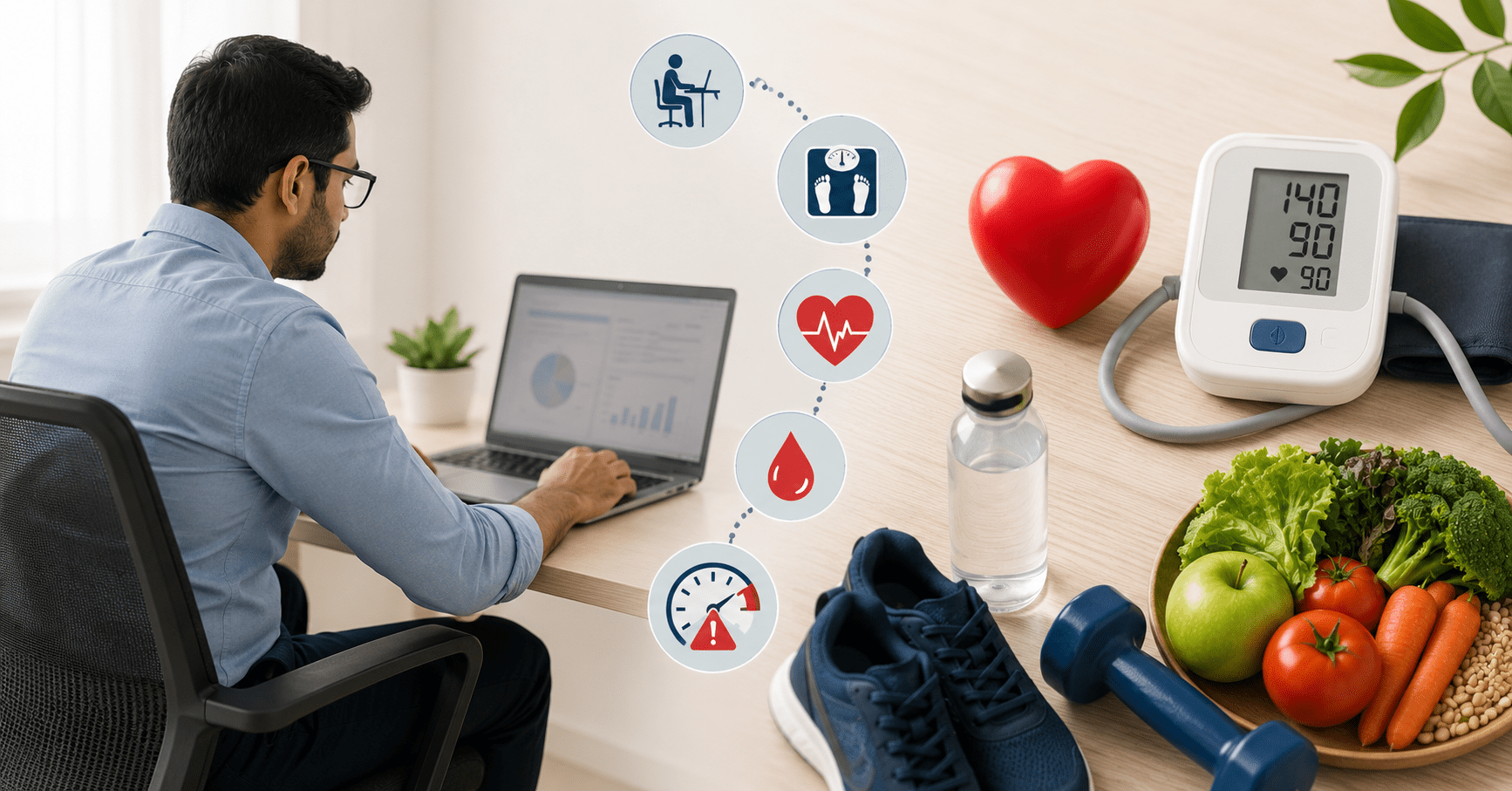 Sedentary Lifestyle: A Major Contributor to High Blood Pressure