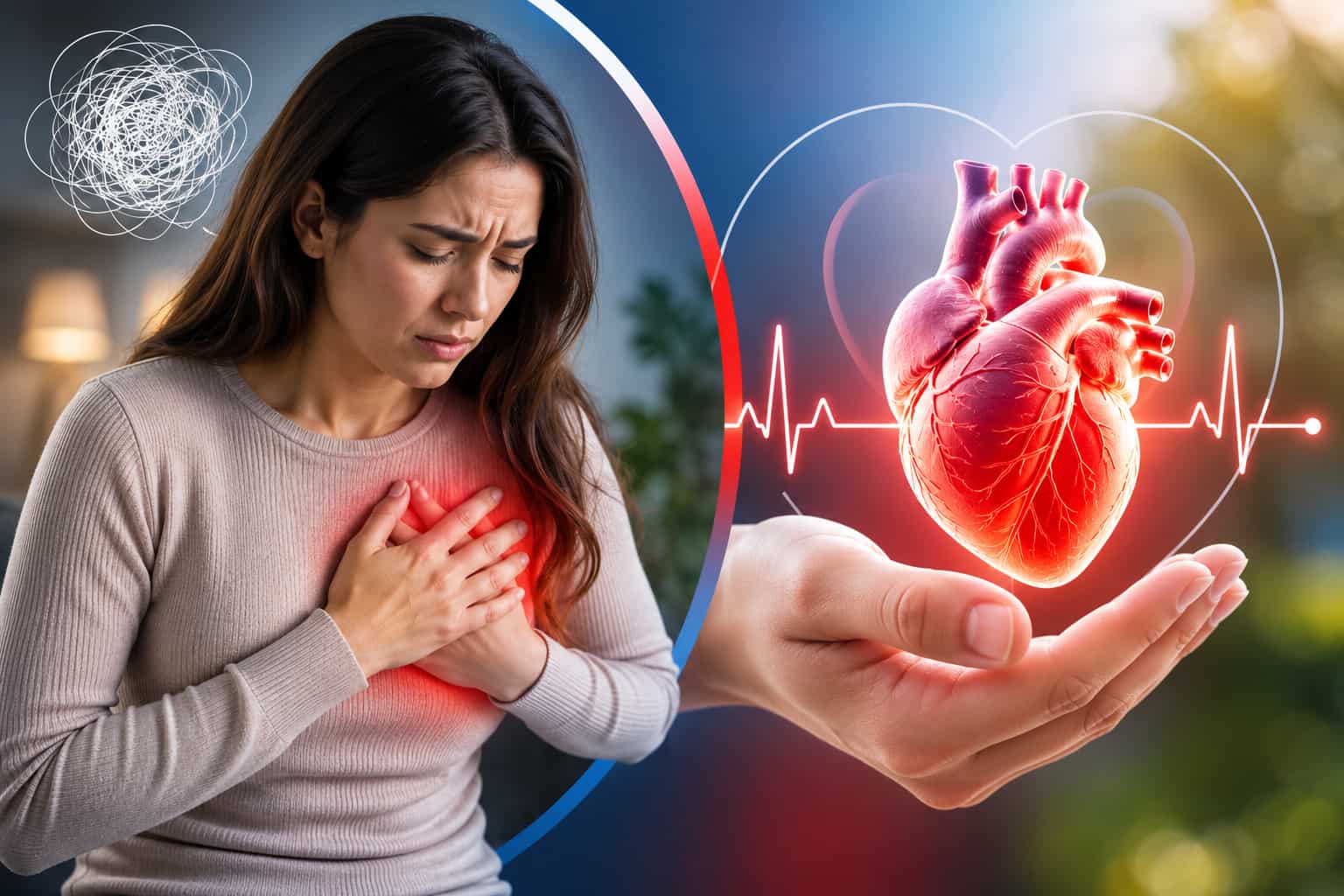 Chest Pain from Anxiety vs Heart Problems