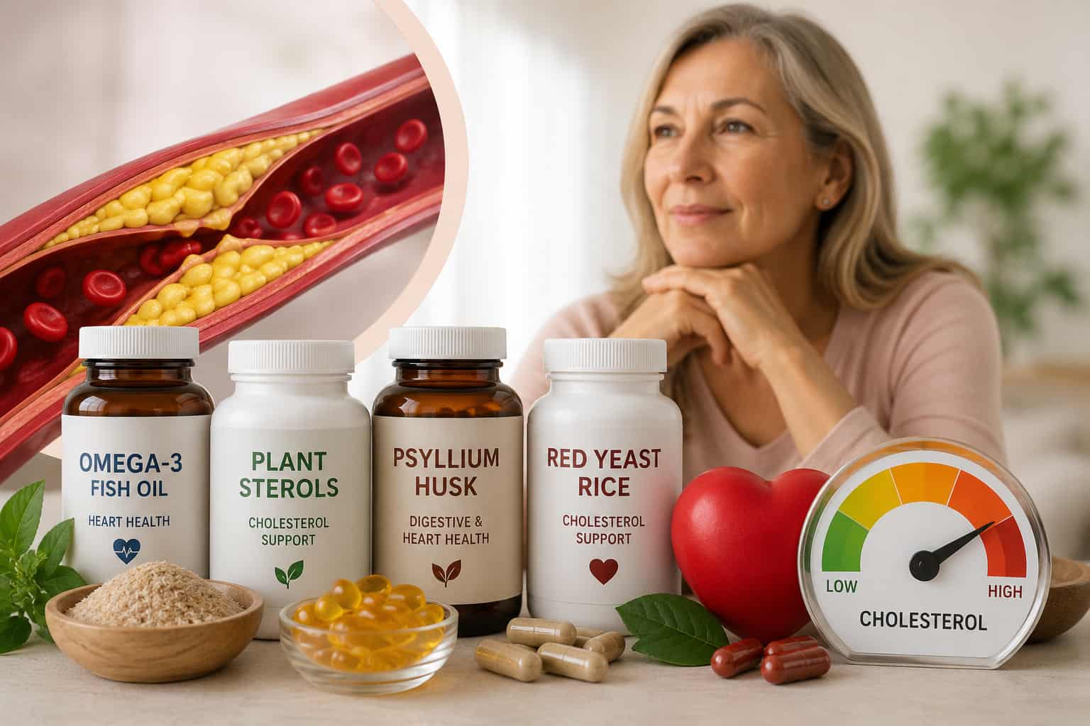 supplements for high cholesterol in women